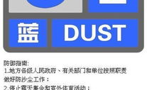 北京沙尘蓝色预警,应对扬沙天气，保障市民健康安全”