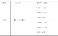 初级会计职称考试时间,2025年初级会计职称考试时间安排与备考攻略概述