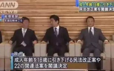 日本下调成年年龄,成年年龄下调至18岁，青年独立新篇章
