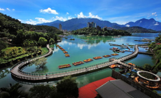 台湾日月潭风景区,宝岛明珠，山水画卷